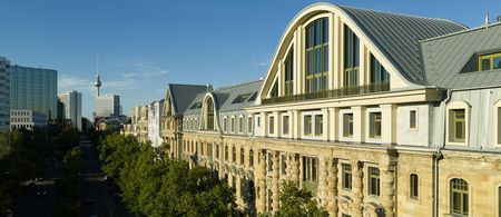 prePATINA ECO ZINC blaugrau Dach Victoriahöfe Berlin