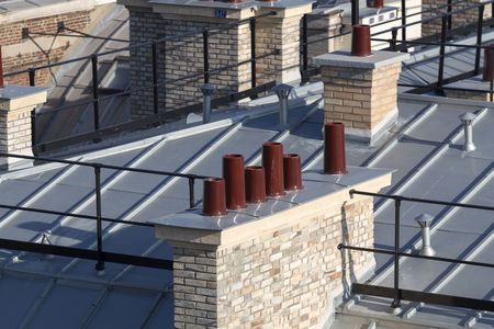 Pariser Zinkdächer mit Details