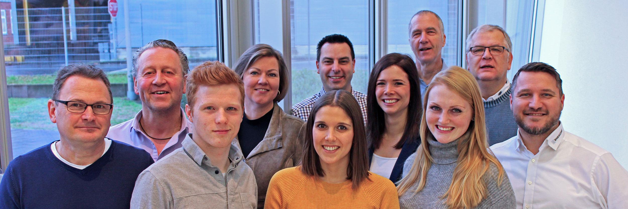 Gruppenfoto Rheinzink Mitarbeiter